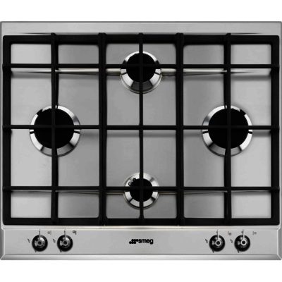 Smeg P360XGH 60cm 4 Burner Gas Hob in Stainless Steel